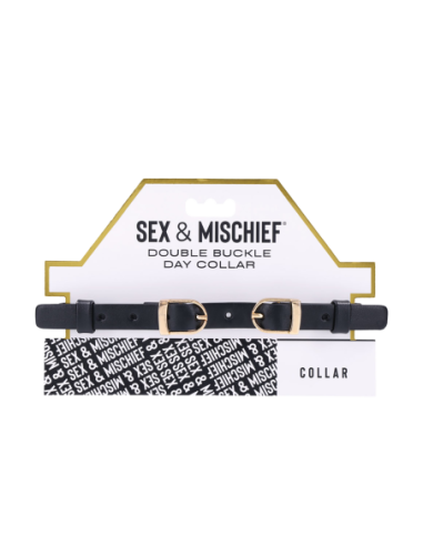 COLLAR DÍA DOBLE HEBILLA SEX AND MISCHIEF