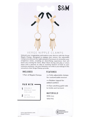 PINZAS PARA PEZONES VERGE DE SEXO Y TRAVESÍA