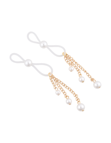 CORREAS PARA PEZONES DE PERLAS DE SEXO Y TRAVESÍA