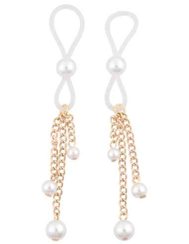 CORREAS PARA PEZONES DE PERLAS DE SEXO Y TRAVESÍA