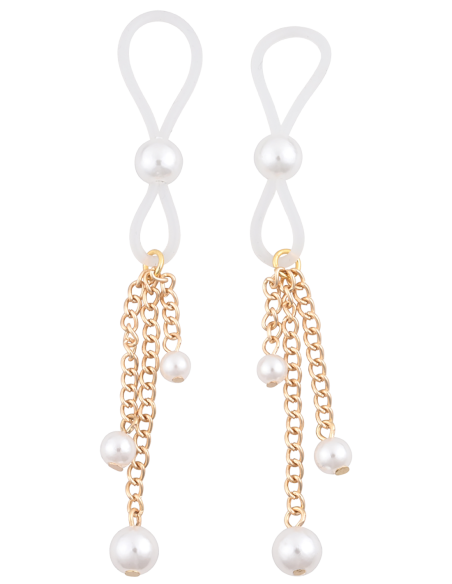 CORREAS PARA PEZONES DE PERLAS DE SEXO Y TRAVESÍA