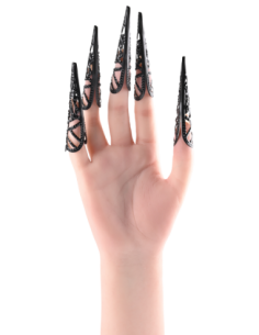 YEMAS DE LOS DEDOS SENSORIALES DE SEXO Y TRAVESÍA - NEGRO