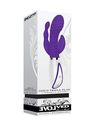 DISCO EVOLUCIONADO TRIPLE PLAY MORADO