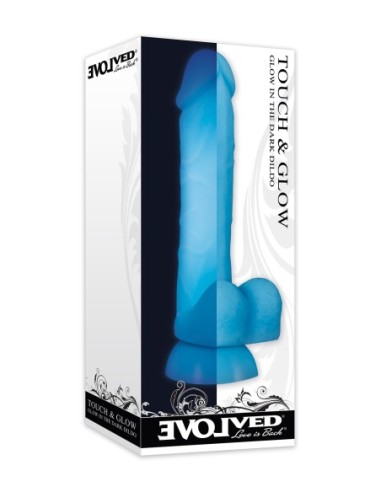 TOQUE EVOLUCIONADO Y BRILLO AZUL