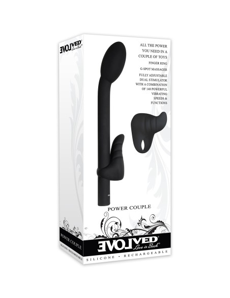 PAREJA DE PODER EVOLUCIONADA NEGRO