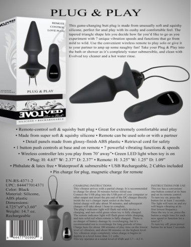 PLUG & PLAY EVOLUCIONADO NEGRO