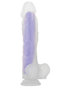 DILDO LUMINOSO EVOLUCIONADO MORADO 2