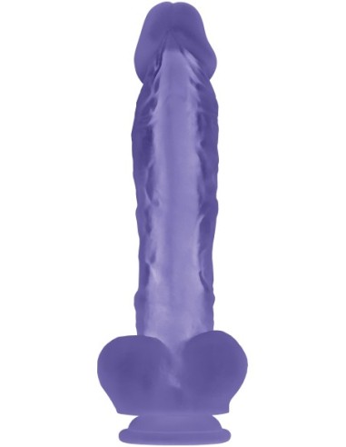 DILDO LUMINOSO EVOLUCIONADO MORADO