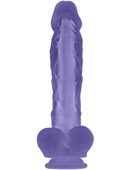 DILDO LUMINOSO EVOLUCIONADO MORADO