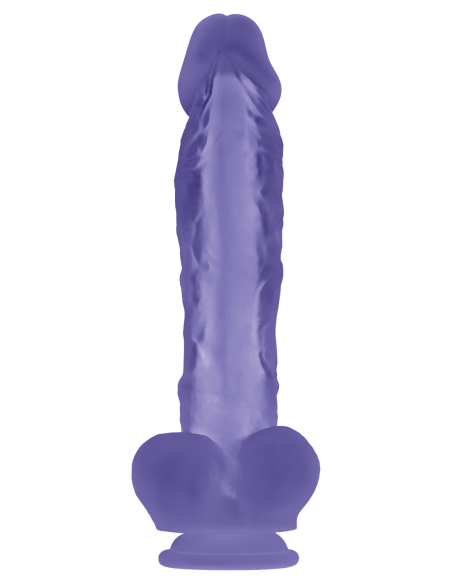 DILDO LUMINOSO EVOLUCIONADO MORADO