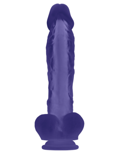DILDO LUMINOSO EVOLUCIONADO MORADO
