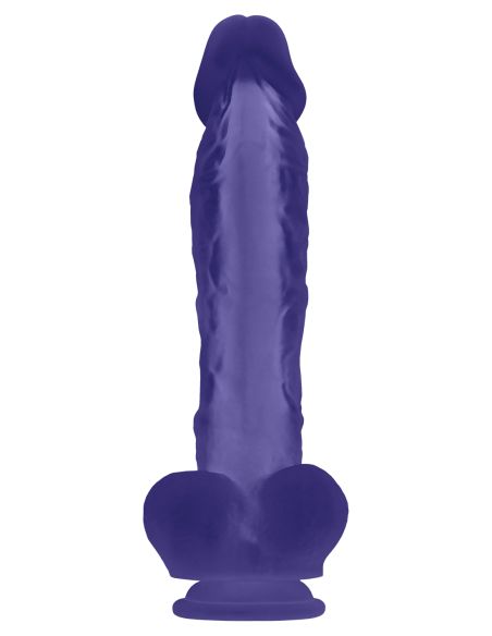 DILDO LUMINOSO EVOLUCIONADO MORADO