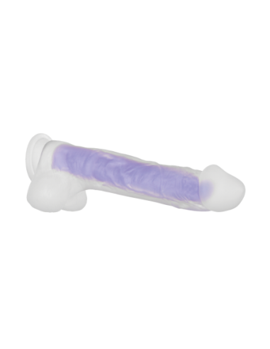 DILDO LUMINOSO EVOLUCIONADO MORADO