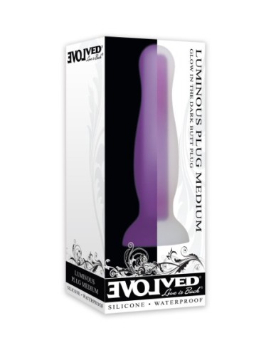 PLUG LUMINOSO EVOLUCIONADO MORADO MEDIANO