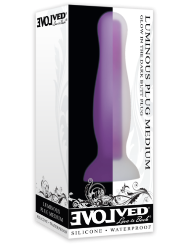 PLUG LUMINOSO EVOLUCIONADO MORADO MEDIANO