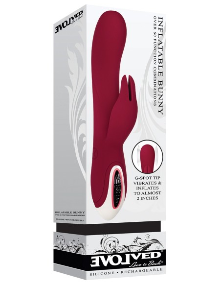 CONEJITO HINCHABLE EVOLUCIONADO ROJO