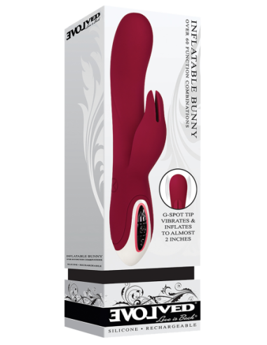 CONEJITO HINCHABLE EVOLUCIONADO ROJO