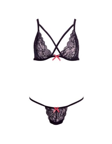 BARELY BARE CONJUNTO DE BRALETTE CON CORREA X...