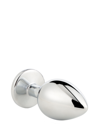 PLUG PLATA BRILLANTE AMOR PEQUEÑO