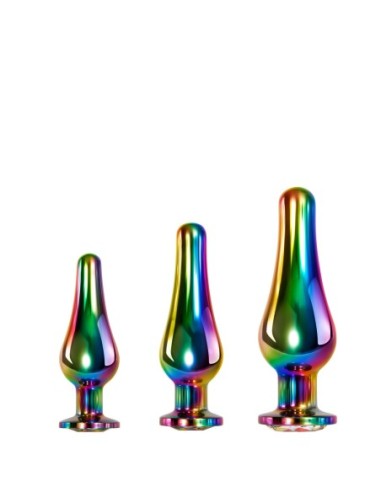 SET DE ENCHUFE DE METAL ARCO IRIS EVOLUCIONADO