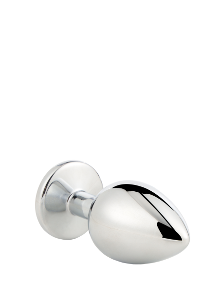 PLUG MEDIANO PLATA BRILLANTE AMOR