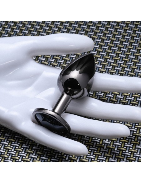 PLUG ANAL EVOLUCIONADO GEM NEGRO PEQUEÑO