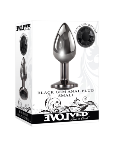 PLUG ANAL EVOLUCIONADO GEM NEGRO PEQUEÑO