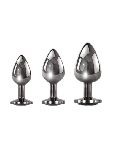 SET DE PLUG ANAL GEM NEGRO EVOLUCIONADO