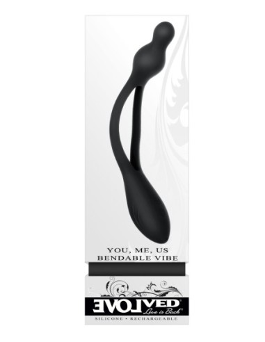 EVOLUCIONADO TU, YO, NOSOTROS VIBRADOR DOBLE NEGRO