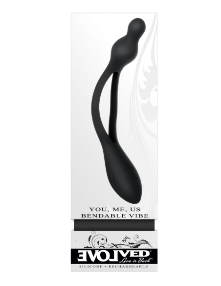 EVOLUCIONADO TU, YO, NOSOTROS VIBRADOR DOBLE NEGRO