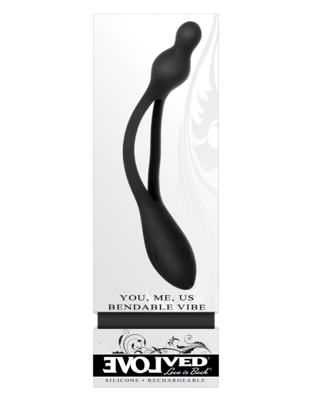 EVOLUCIONADO TU, YO, NOSOTROS VIBRADOR DOBLE NEGRO