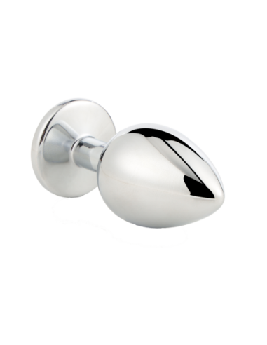 PLUG PLATA BRILLANTE AMOR GRANDE