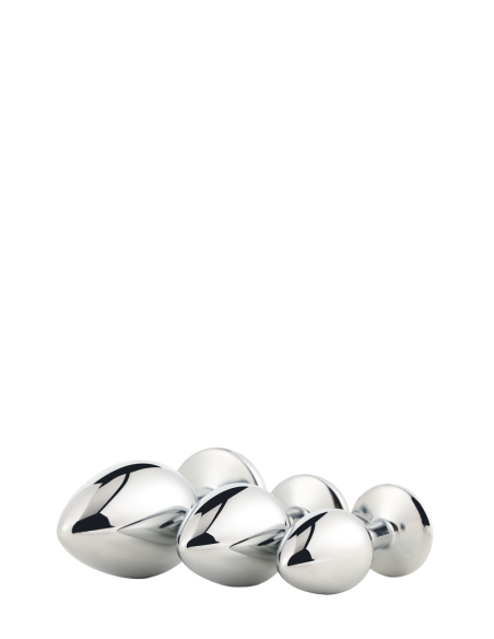 JUEGO DE TAPONES PLATA BRILLANTE AMOR