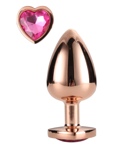 PLUG GLEAMING LOVE ORO ROSA PEQUEÑO