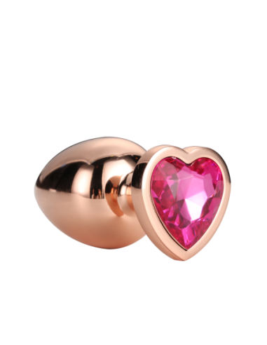 PLUG AMOR RELUCIENTE ORO ROSA PEQUEÑO