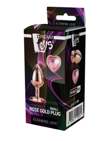 PLUG GLEAMING LOVE ORO ROSA PEQUEÑO