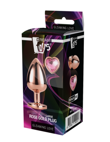 PLUG GLEAMING LOVE ORO ROSA GRANDE