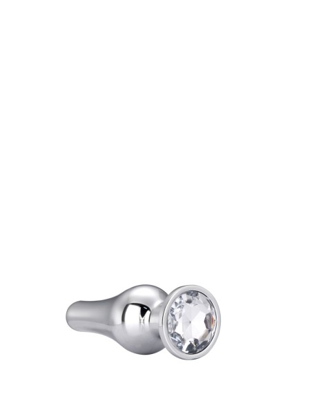 PLUG DE PLATA BRILLANTE AMOR S