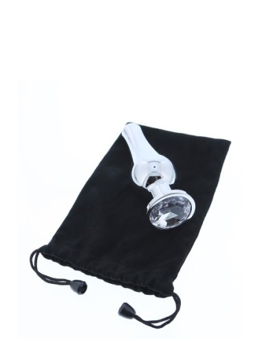 PLUG DE PLATA BRILLANTE AMOR S