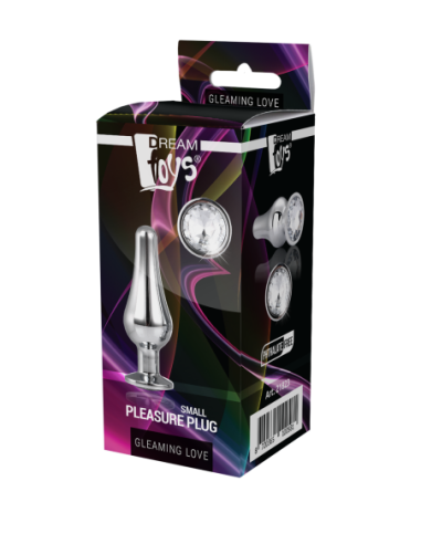 PLUG DE PLATA BRILLANTE AMOR S