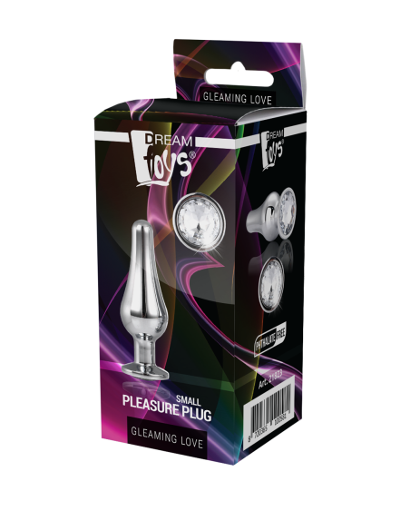 PLUG DE PLATA BRILLANTE AMOR S