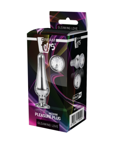 PLUG PLAZA BRILLANTE AMOR PLATA M