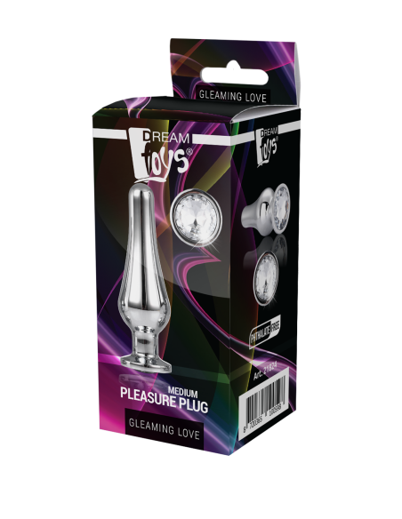 PLUG PLAZA BRILLANTE AMOR PLATA M