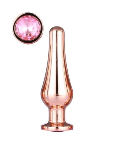 PLUG PLACER ORO ROSA BRILLANTE AMOR M