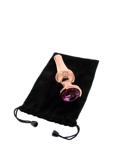 PLUG PLACER ORO ROSA BRILLANTE AMOR M