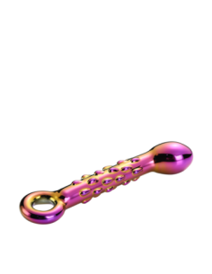 CONSOLADOR PUNTO G ACANALADO DE VIDRIO GLAMOUR 2