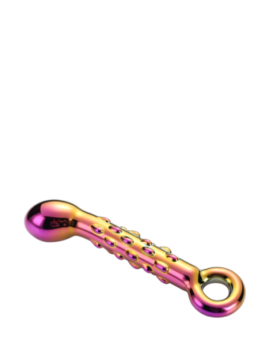 CONSOLADOR PUNTO G ACANALADO DE VIDRIO GLAMOUR