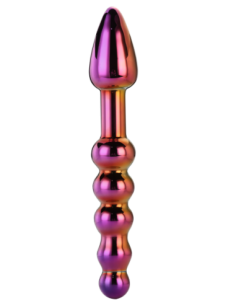 CONSOLADOR ANAL ESTRIADO DE CRISTAL GLAMOUR