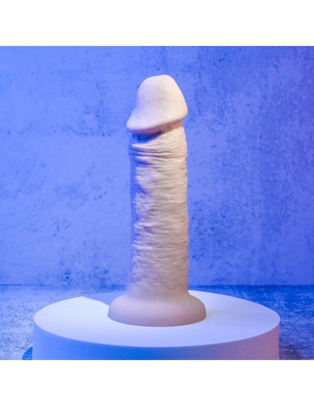 DONG VIBRADOR EVOLUCIONADO DE 6 PULGADAS CARNE LIGERA