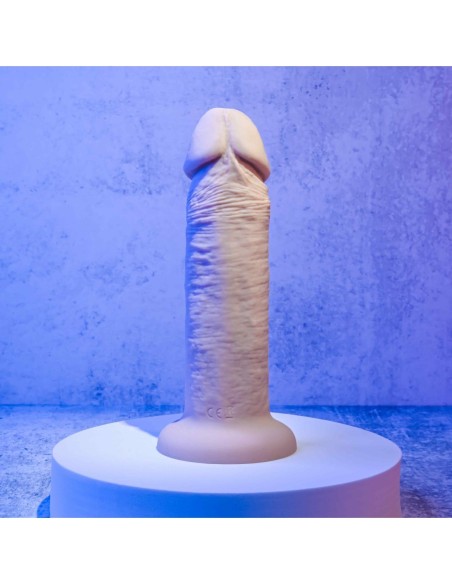 DONG VIBRADOR EVOLUCIONADO DE 6 PULGADAS CARNE LIGERA
